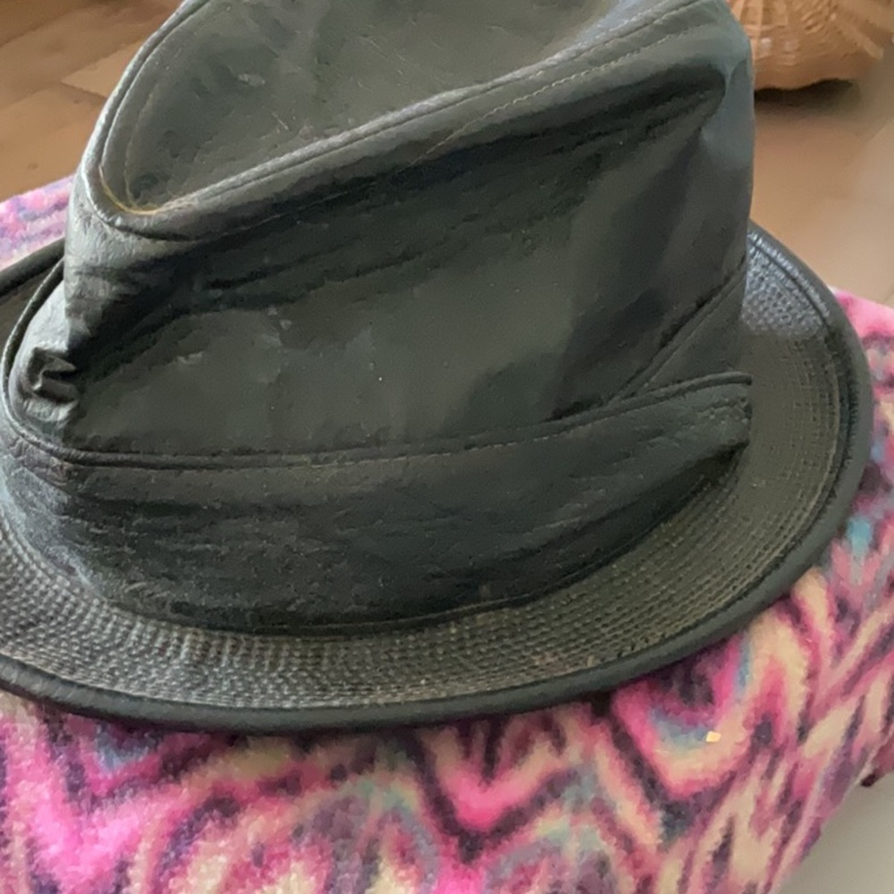 1980’s Mens Stylish Black Fedora Hat